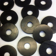 Black Solid Neoprene Washers