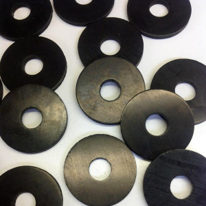 Black Solid Neoprene Washers