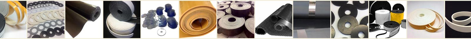 We have the UK's widest range of solid rubber and sponge rubber strip, foam tapes, flexible washers and more.