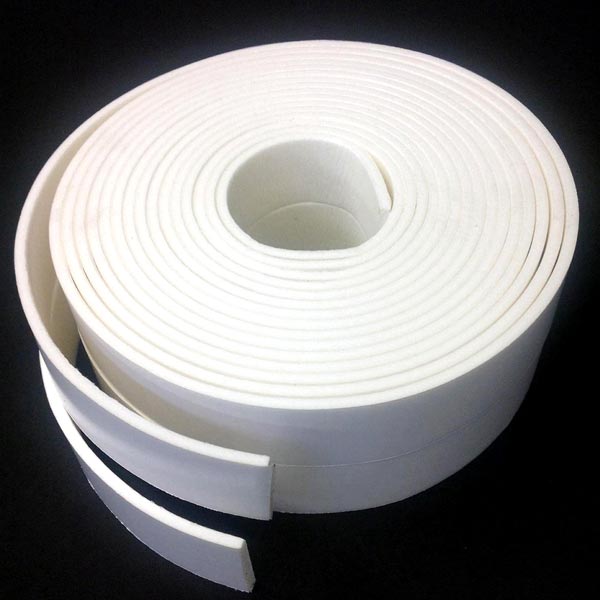 White Expanded Cross Linked Polyethylene Foam Strip (Self Adhesive Backed)