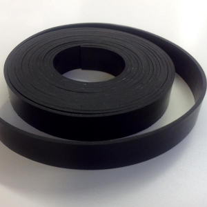 Black Solid Commercial Rubber 65 Shore (Plain)